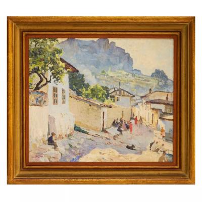 Vladimir Konstantinovich Yanovsky 1876 1966 Crimean Landscape Russia