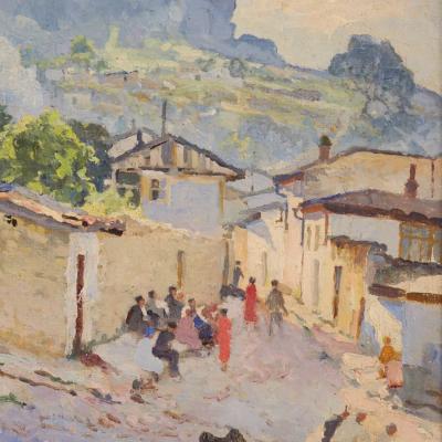 Vladimir Konstantinovich Yanovsky 1876 1966 Crimean Landscape Russia