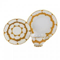 Luxurious Mocha Coffee Service For Six Persons Meissen 20th Century - 4781960